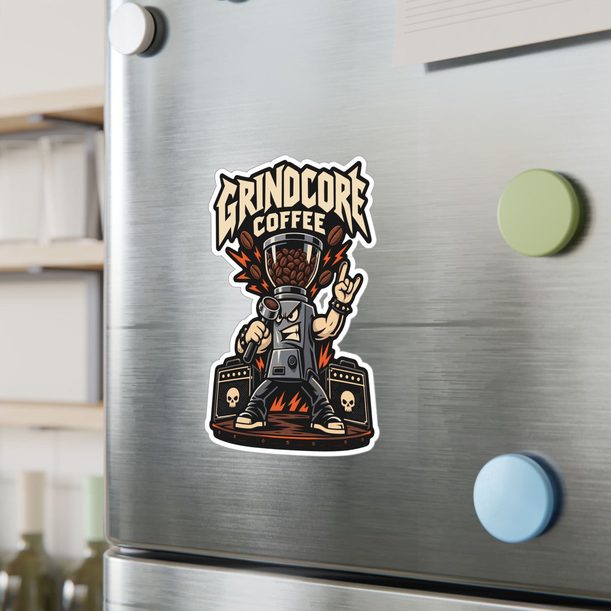 Espresso Sticker - GrindCore Coffee Decals for Your Grinder and Digital Scale