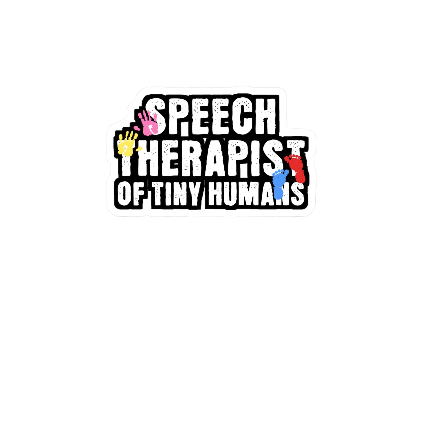 Speech Therapist of Tiny Humans | Speech-pathology Sticker | Phoneme Decals | Speech-pathology Gift