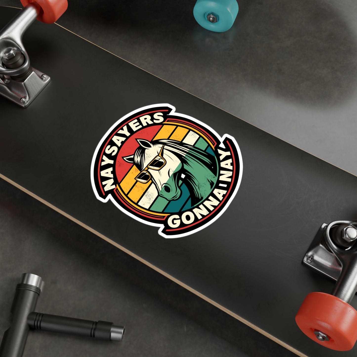 Naysayers Gonna Nay - Horse Sticker for Car Window Laptop Sticker. Water Bottle Sticker, Vinyl Pasture Decal, Neigh Sticker - Horse Gift