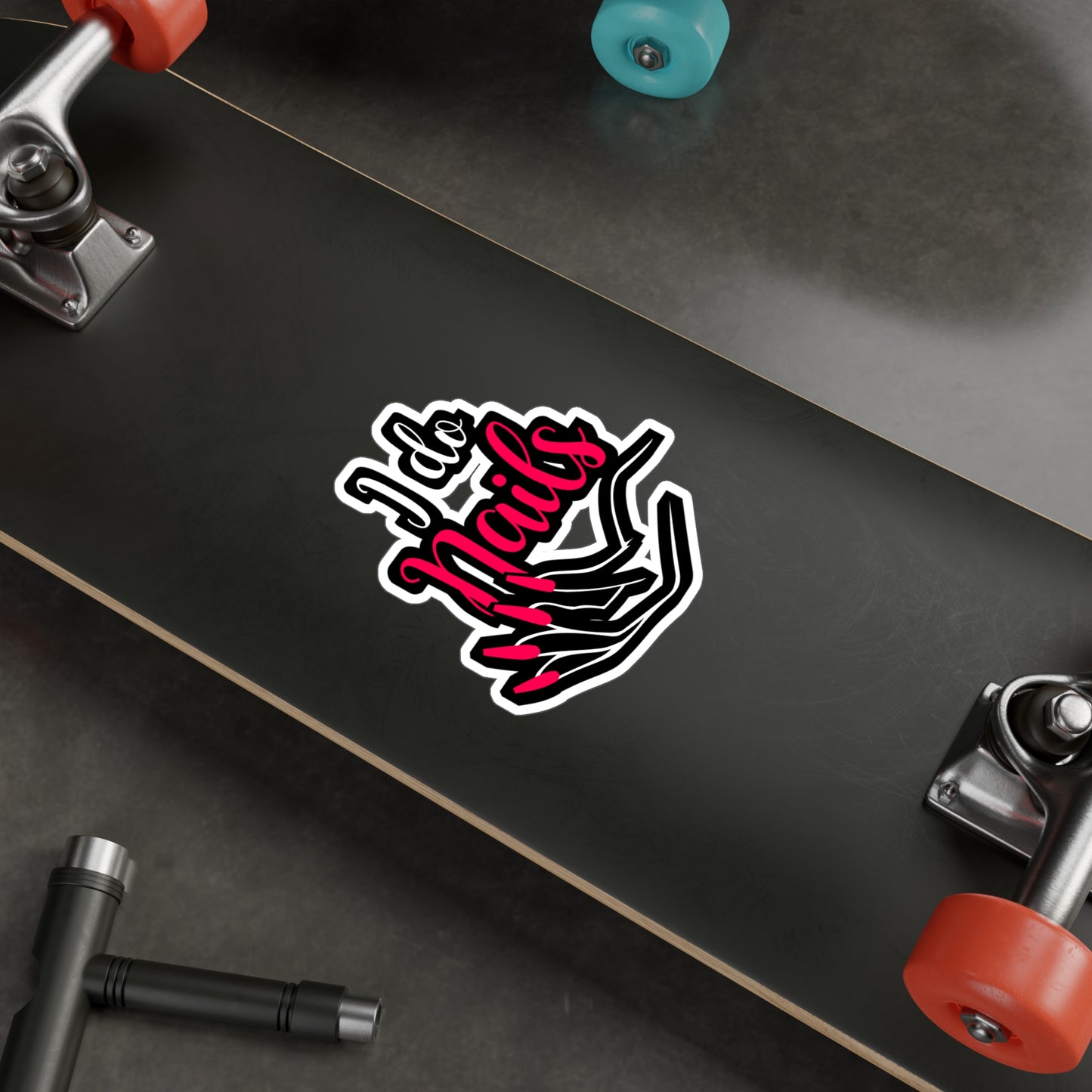 I do Nails - Nails Sticker for Car Window Laptop Sticker. Water Bottle Sticker, Vinyl Nails Decal, Music Sticker - Nails Gift