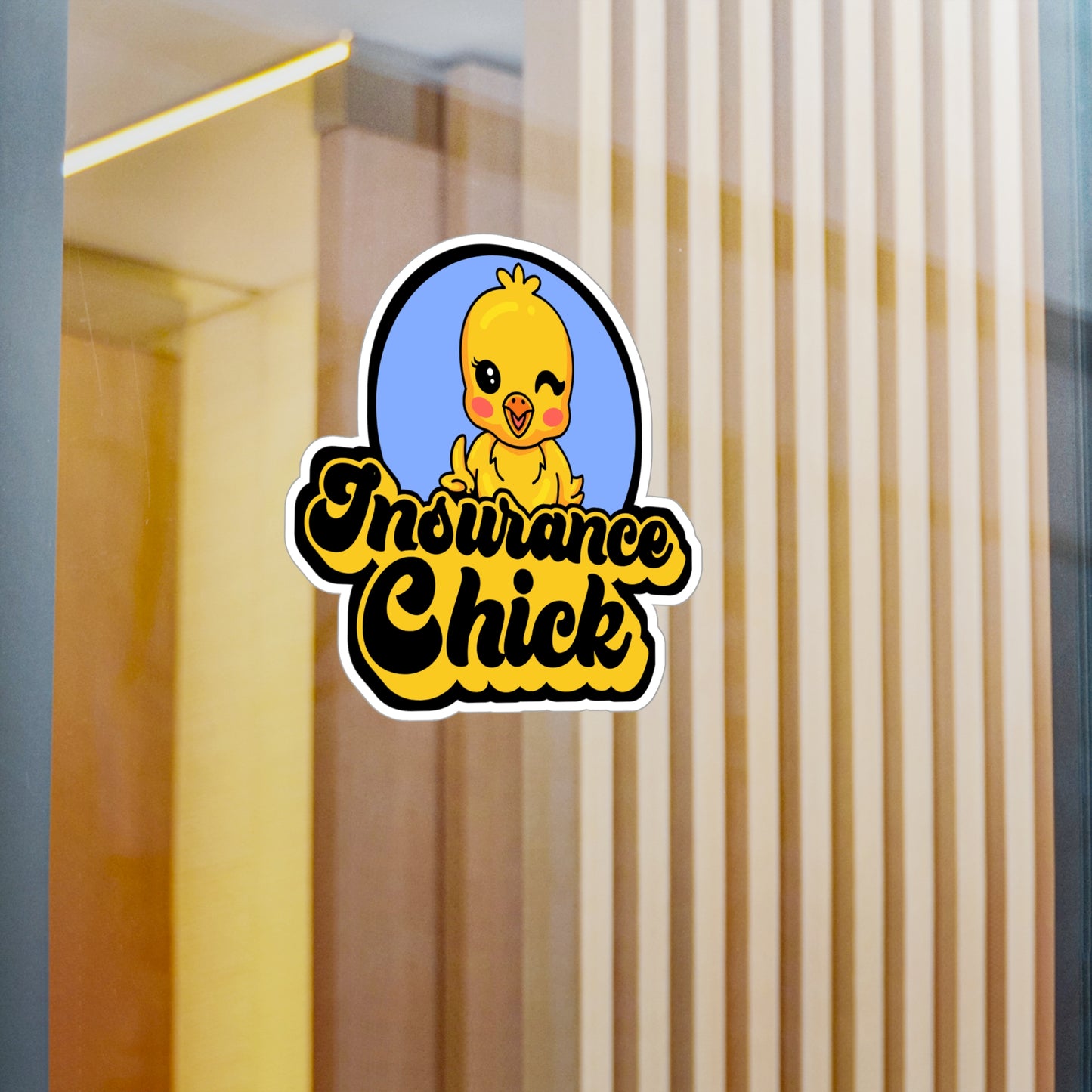 Insurance Chick | Insurance-agent Sticker | Policy Decals | Premium Laptop Sticker | Insurance-agent Gift | Policy Gift