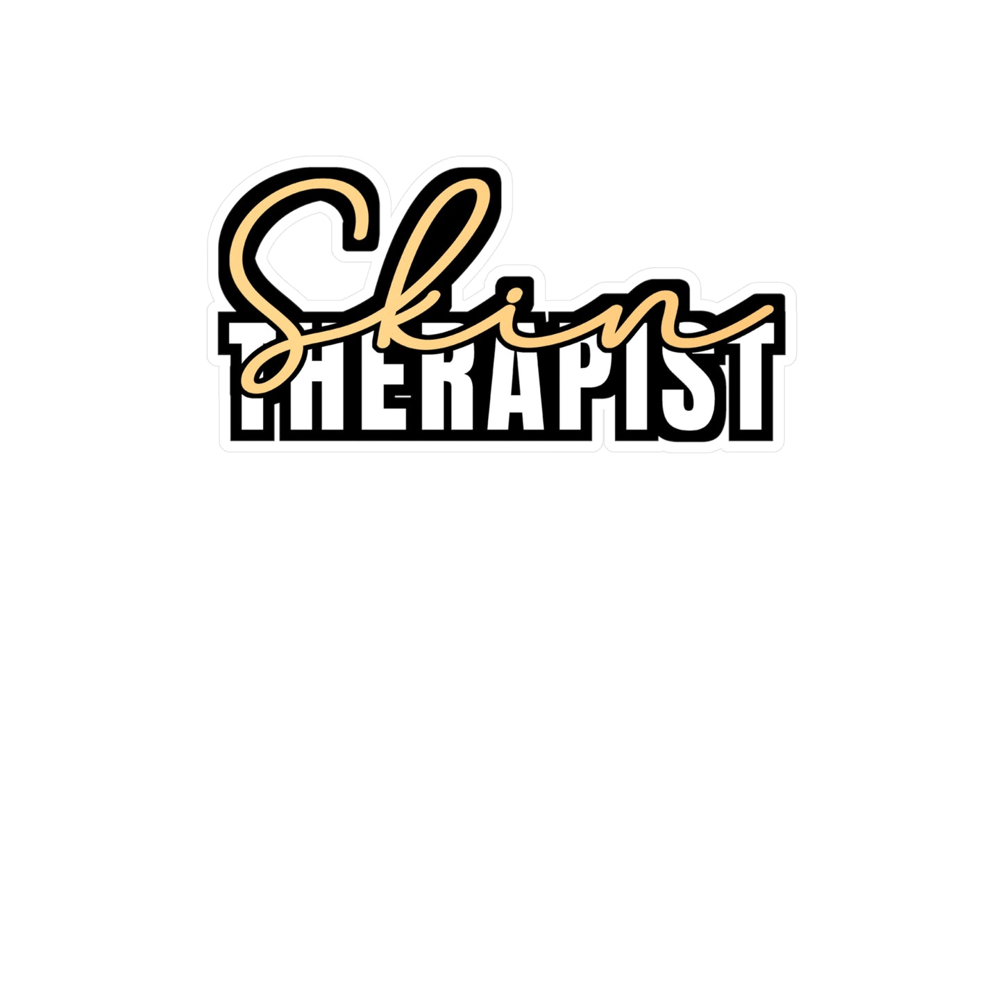 Skin Therapist | Beautician Sticker | Esthetician Decals | Makeup-artist Laptop Sticker | Beautician Gift | Esthetician Gift