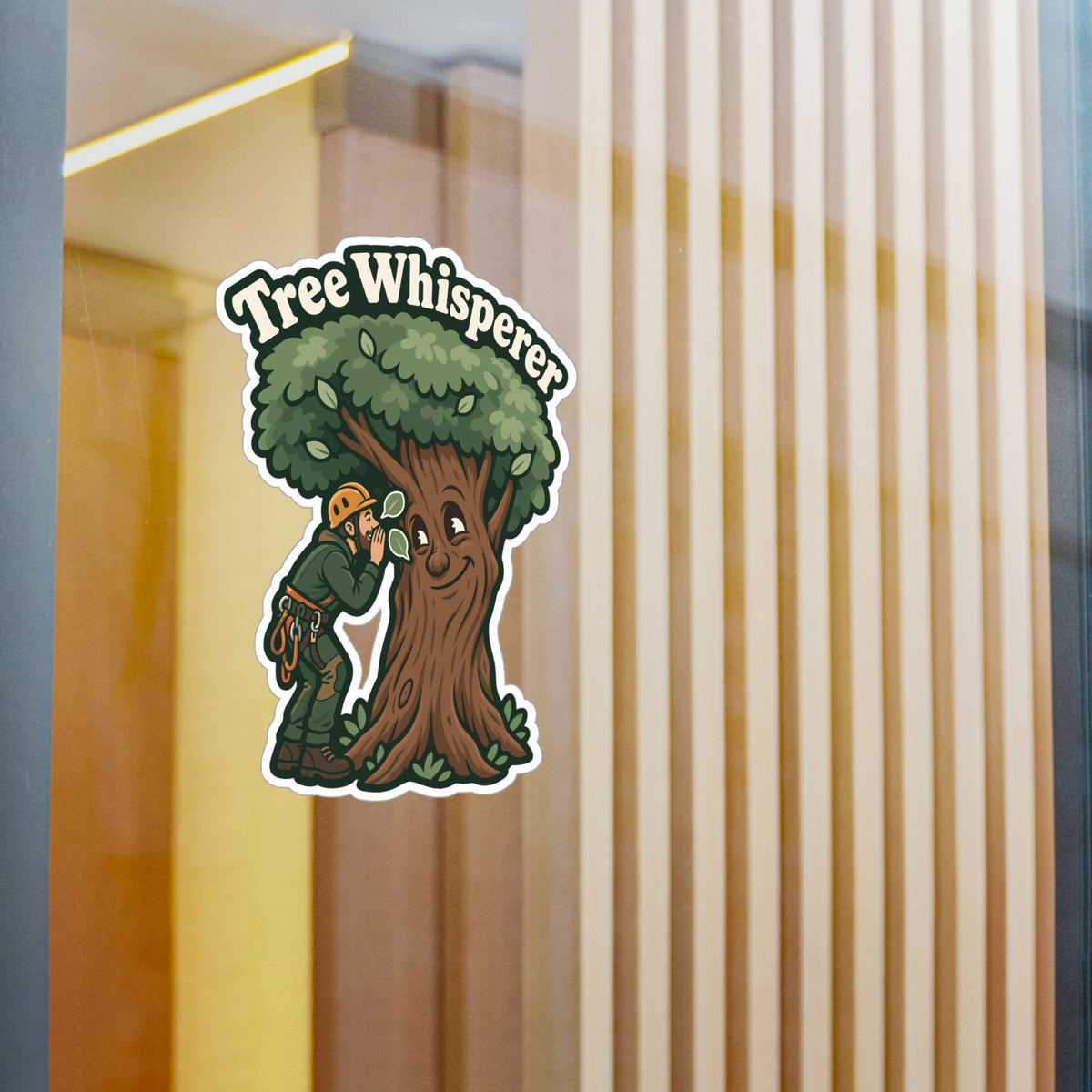 Tree Sticker - Tree Whisperer Design for the Outdoor Worker and Branch Manager, Laptop and Water Bottle Decals