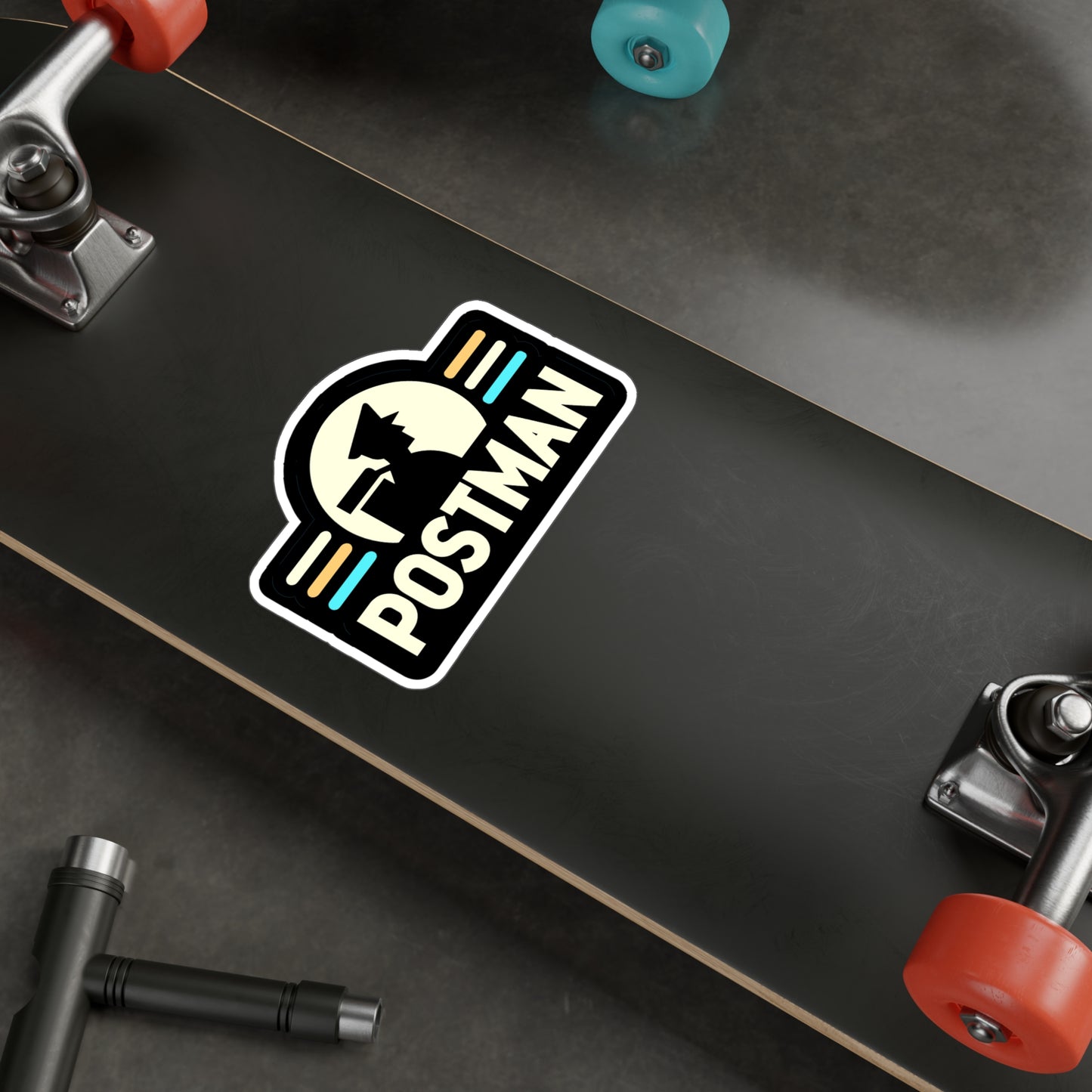 Postman - Postal worker Sticker for Laptop Sticker. Water Bottle Sticker, Vinyl Funny postal worker Decal - Postal worker Gift