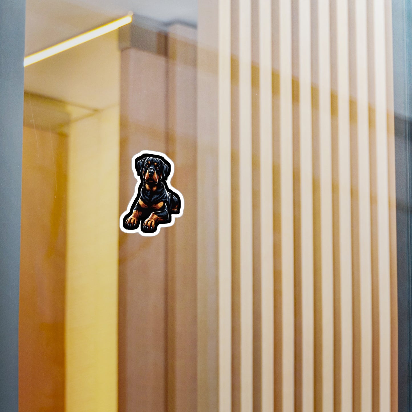 Rottweiler - Rottweiler Sticker for Car Window Laptop Sticker. Water Bottle Sticker, Vinyl Guard Decal, Powerful Sticker - Rottweiler Gift