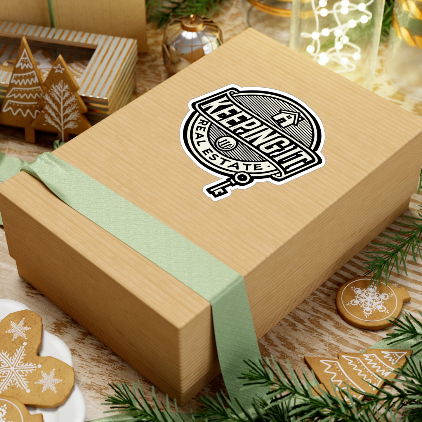 Keeping It Real Estate - Real estate Sticker for Laptop Sticker. Water Bottle Sticker, Vinyl Real estate agent Decal - Real estate Gift