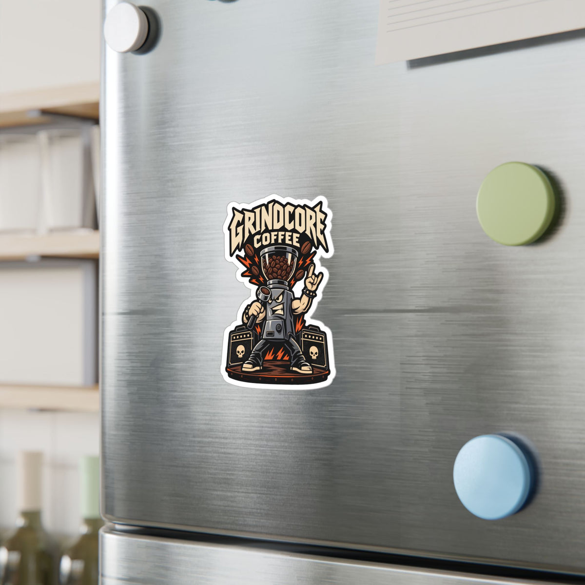 Espresso Sticker - GrindCore Coffee Decals for Your Grinder and Digital Scale