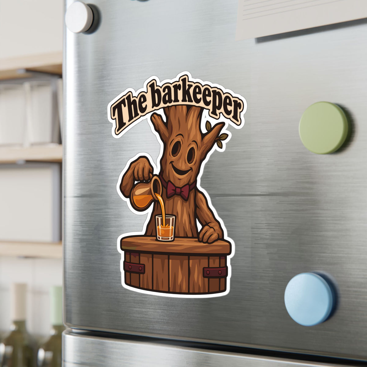 Tree Sticker The Barkeeper – Funny Branch Manager Design for a Tree Worker, Laptop and Water Bottle Decals