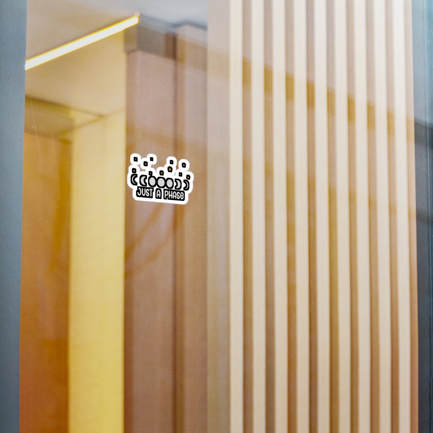 Just A Phase - Astronaut Sticker for Wall, Laptop, Window, Truck, Car Astronaut Gift Vinyl Asteroid Decal Sticker