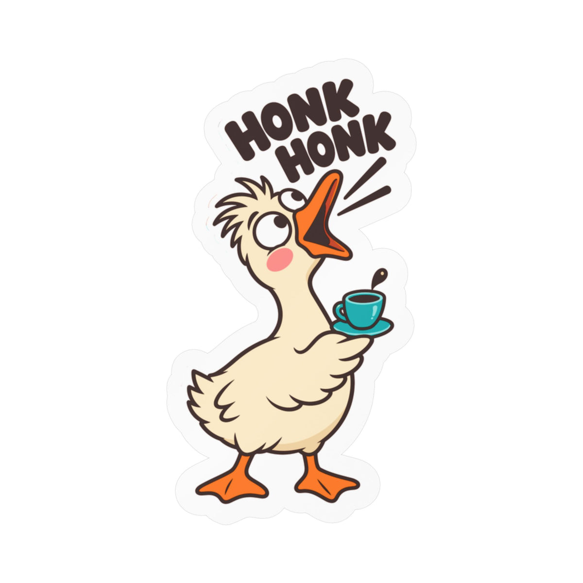 Espresso Sticker with HONK HONK Design – Playful Decals for Your Coffee Grinder or Digital Scale