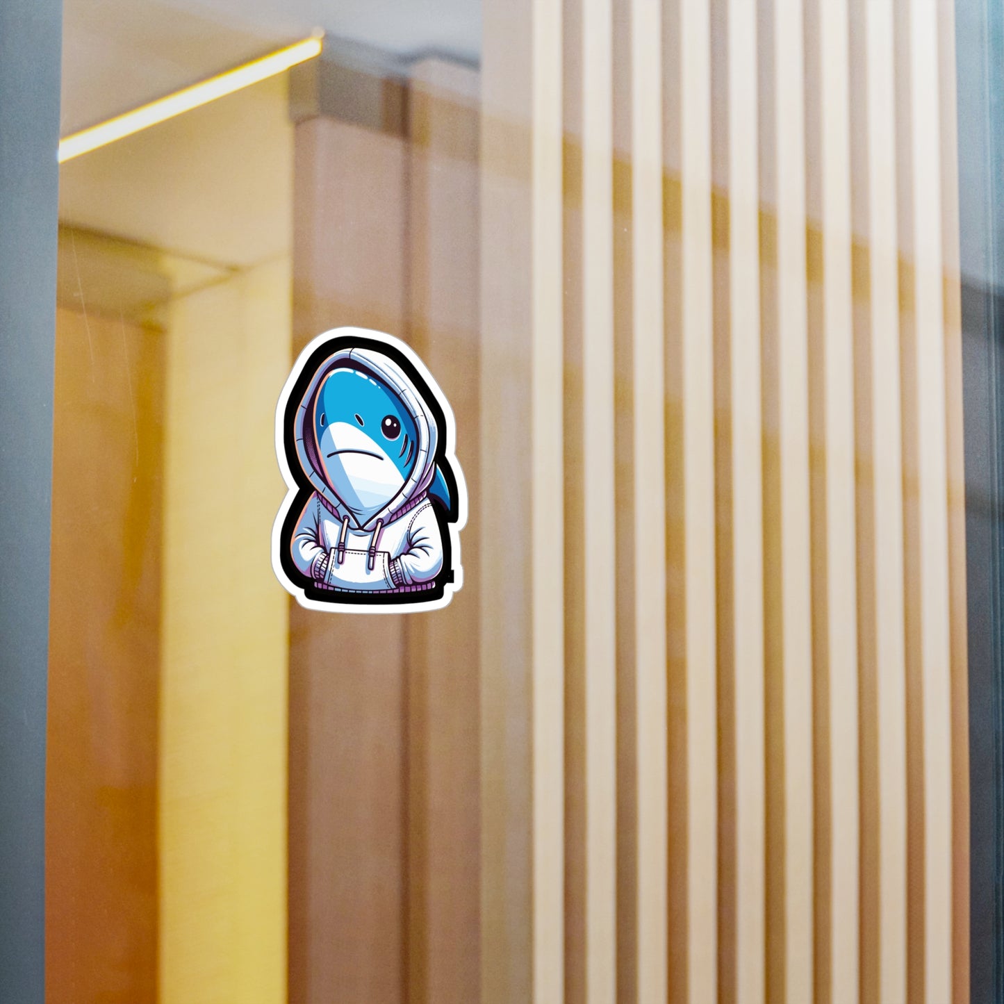 Cool Shark - Cool Sticker for Car Window Laptop Sticker. Water Bottle Sticker, Vinyl Shark Decal, Hoodie Sticker - Cool Gift