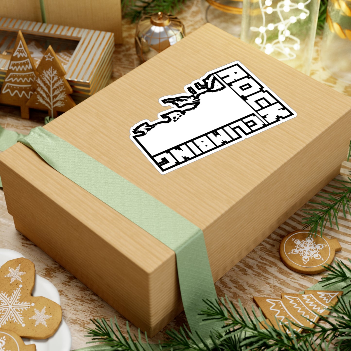 Rock Climbing - Climbing Sticker for Laptop Sticker. Water Bottle Sticker, Vinyl Bouldering Decal - Climbing Gift