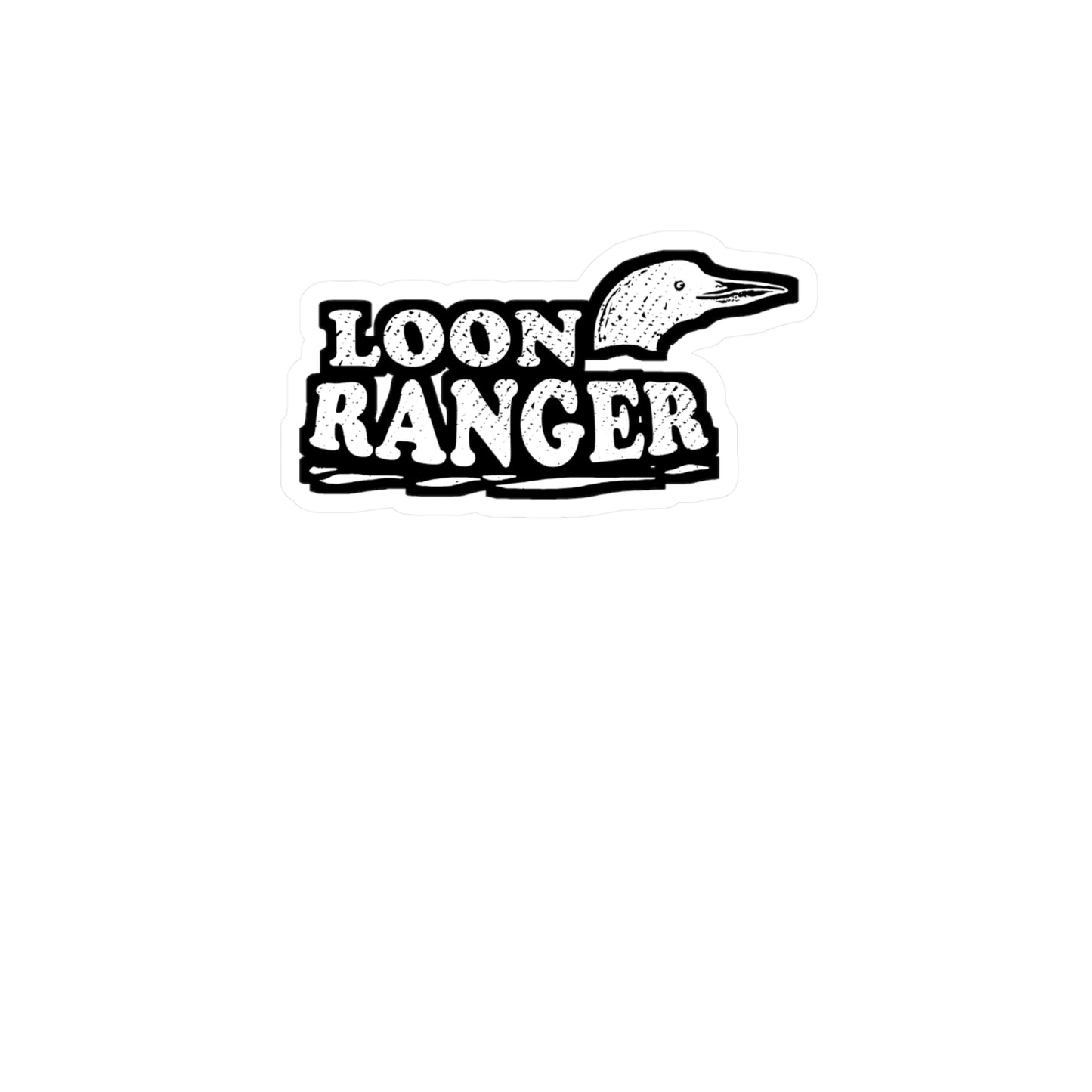 Loon Ranger | Birdwatcher Sticker | Binocular Decals | Bird nerd Laptop Sticker | Birdwatcher Gift | Binocular Gift
