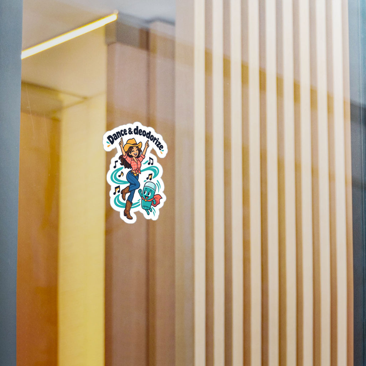 Line Dance Sticker - Dance & Deodorize Decals for the Country-Life Dancer, Western Laptop and Water Bottle Decor
