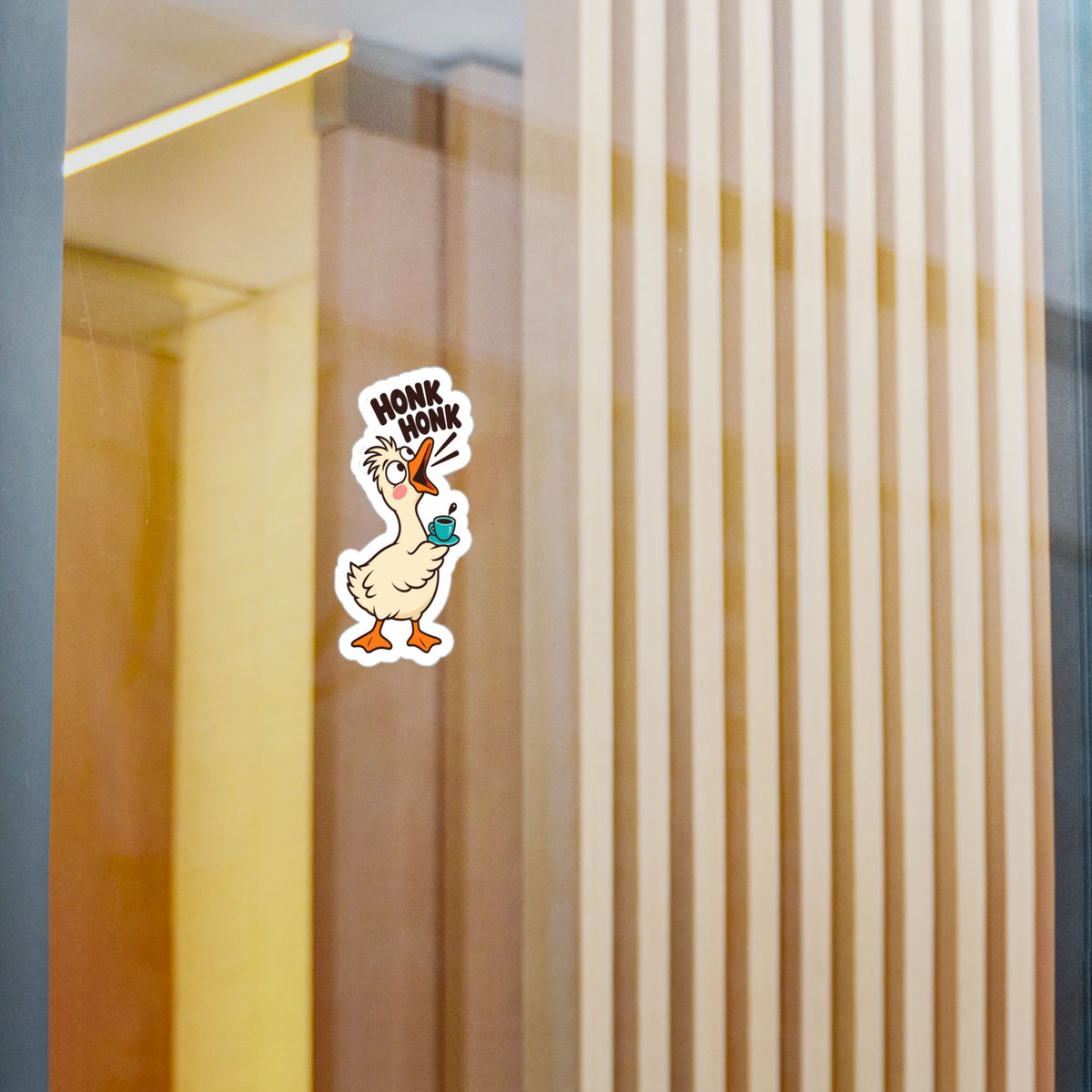 Espresso Sticker with HONK HONK Design – Playful Decals for Your Coffee Grinder or Digital Scale