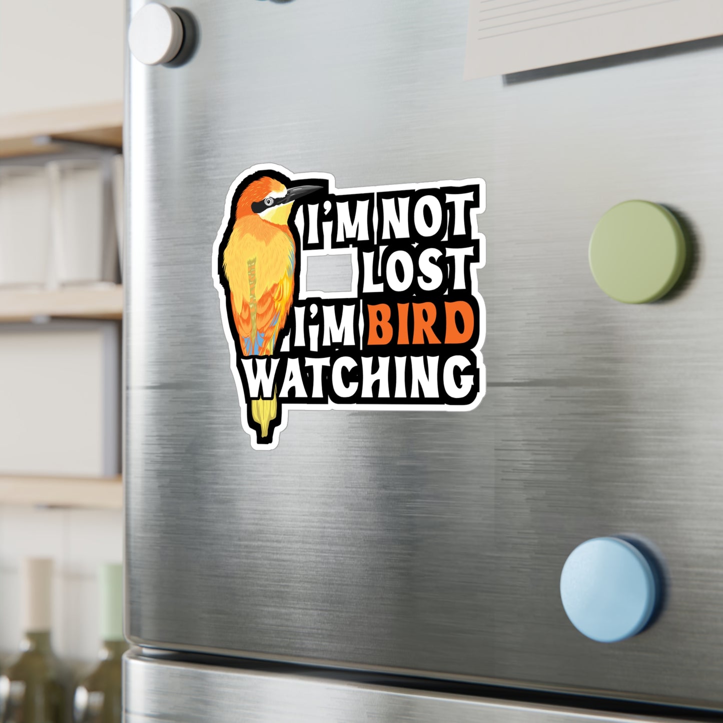 I'm Bird Watching | Birdwatcher Sticker | Binocular Decals | Bird nerd Laptop Sticker | Birdwatcher Gift | Binocular Gift