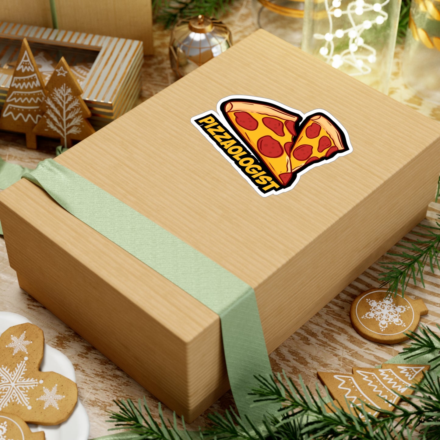 Pizzaologist - Pizza Sticker for Car Window Laptop Sticker. Water Bottle Sticker, Vinyl Chef Decal, Foodie Sticker - Pizza Gift