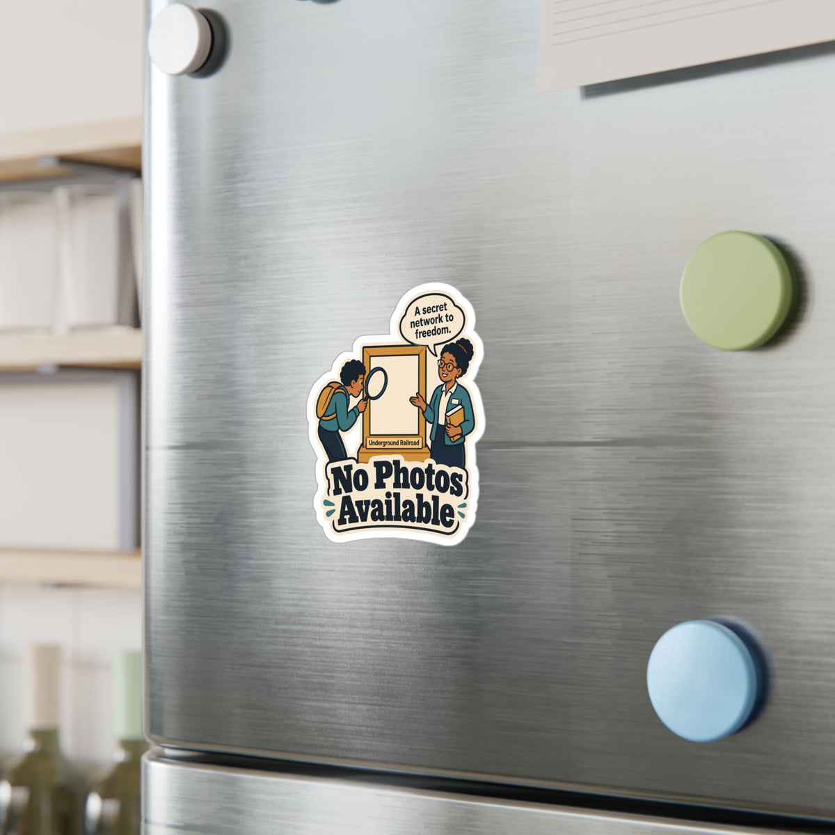 Librarian Sticker - No Photos Available Design, Fabulous Magical Unicorn Decals for Laptop and Water Bottle