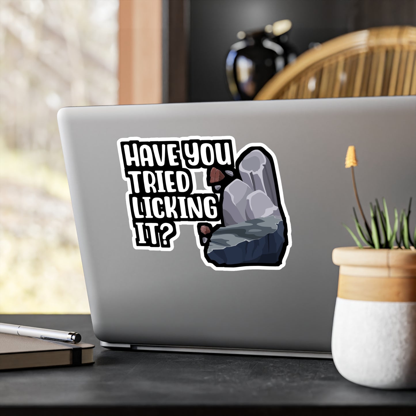 Have You Tried Licking It - Geology Sticker for Laptop Sticker. Water Bottle Sticker, Vinyl Geologist Decal - Geology Gift