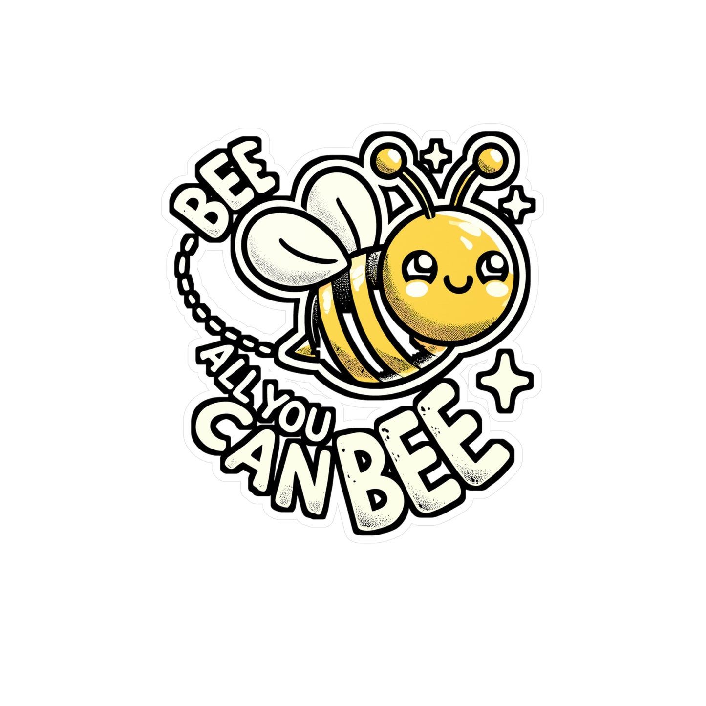 Bee All You Can Bee – Beekeeping Sticker for Laptop or Water Bottle | Vinyl Farmer Decal | Perfect Beekeeping Gift