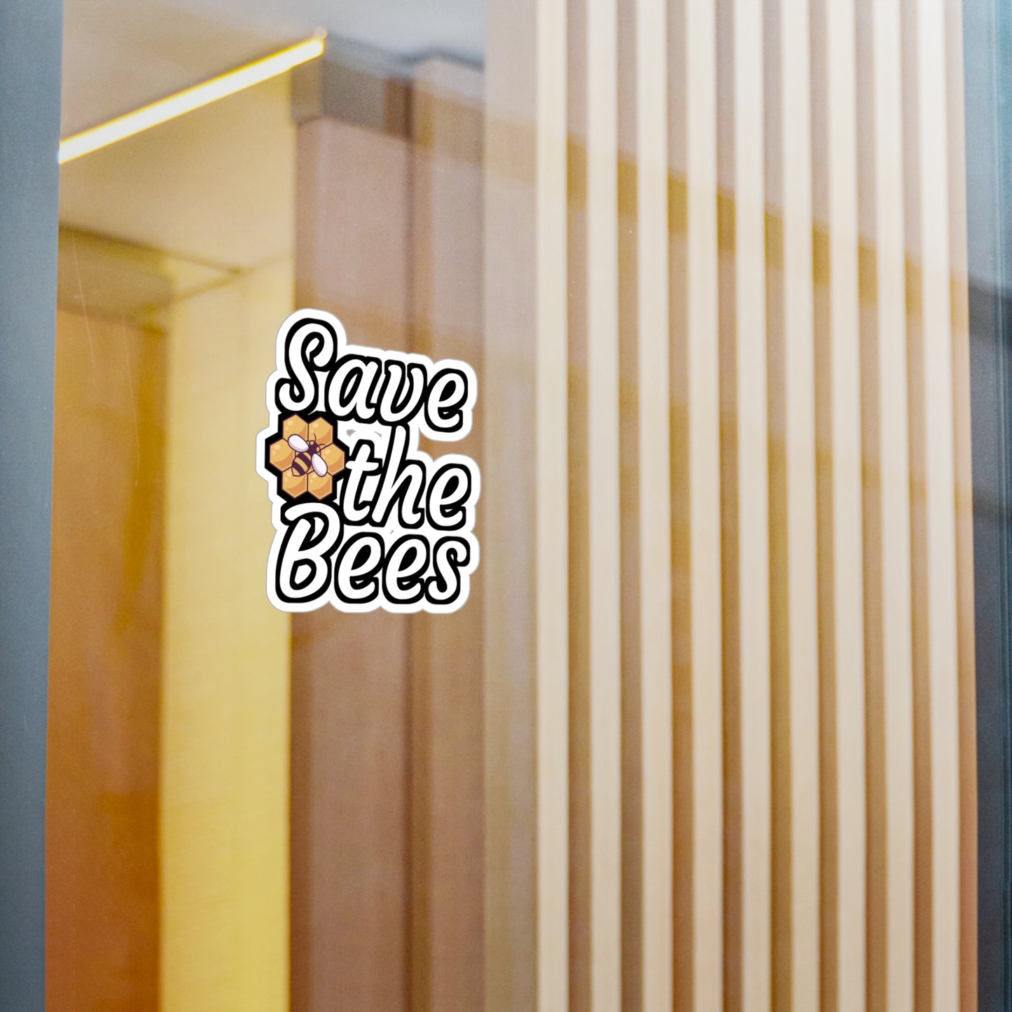 Save the bees - Beekeeper Sticker for Wall, Laptop, Window, Truck, Car Beekeeper Gift Vinyl Beekeepers Decal Sticker