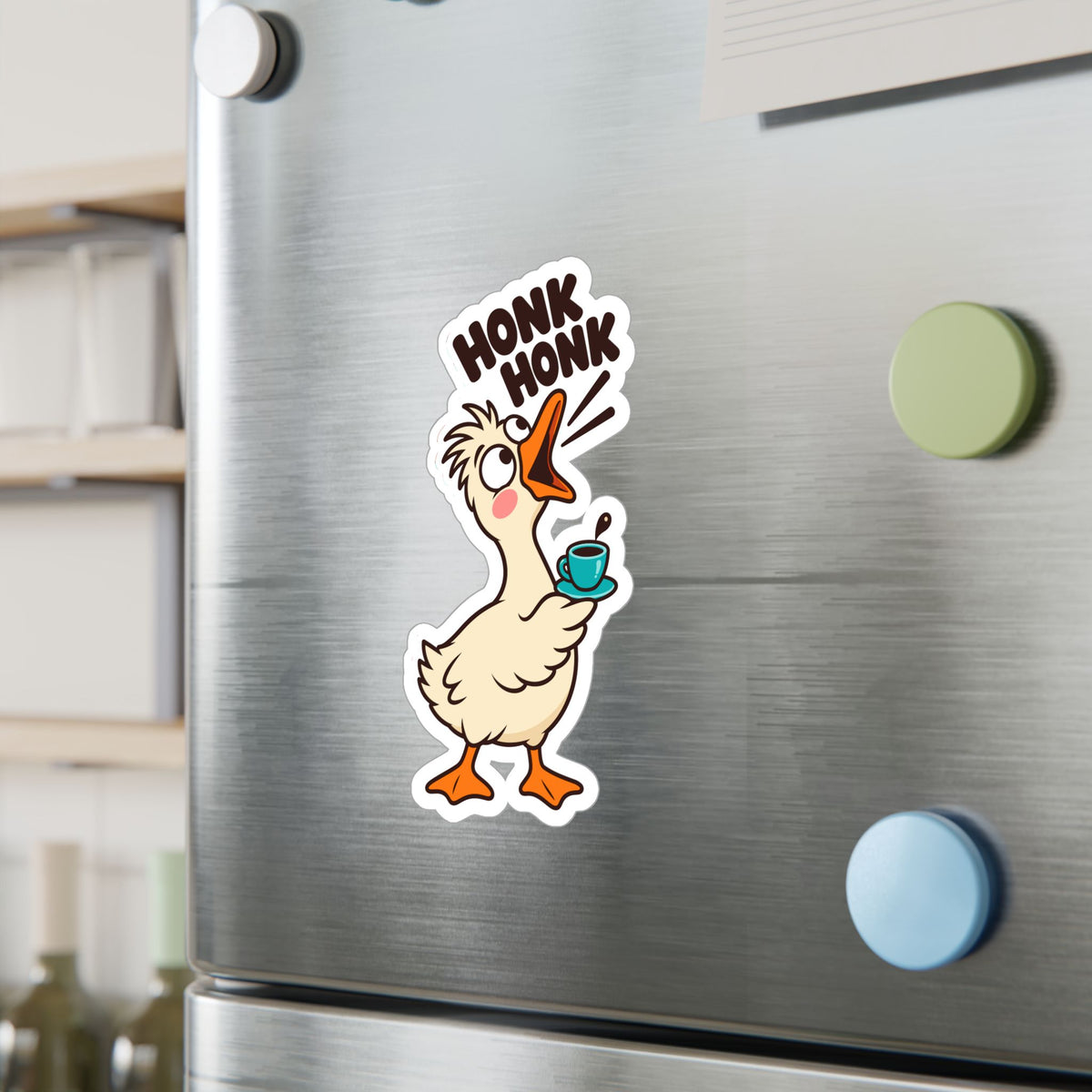 Espresso Sticker with HONK HONK Design – Playful Decals for Your Coffee Grinder or Digital Scale