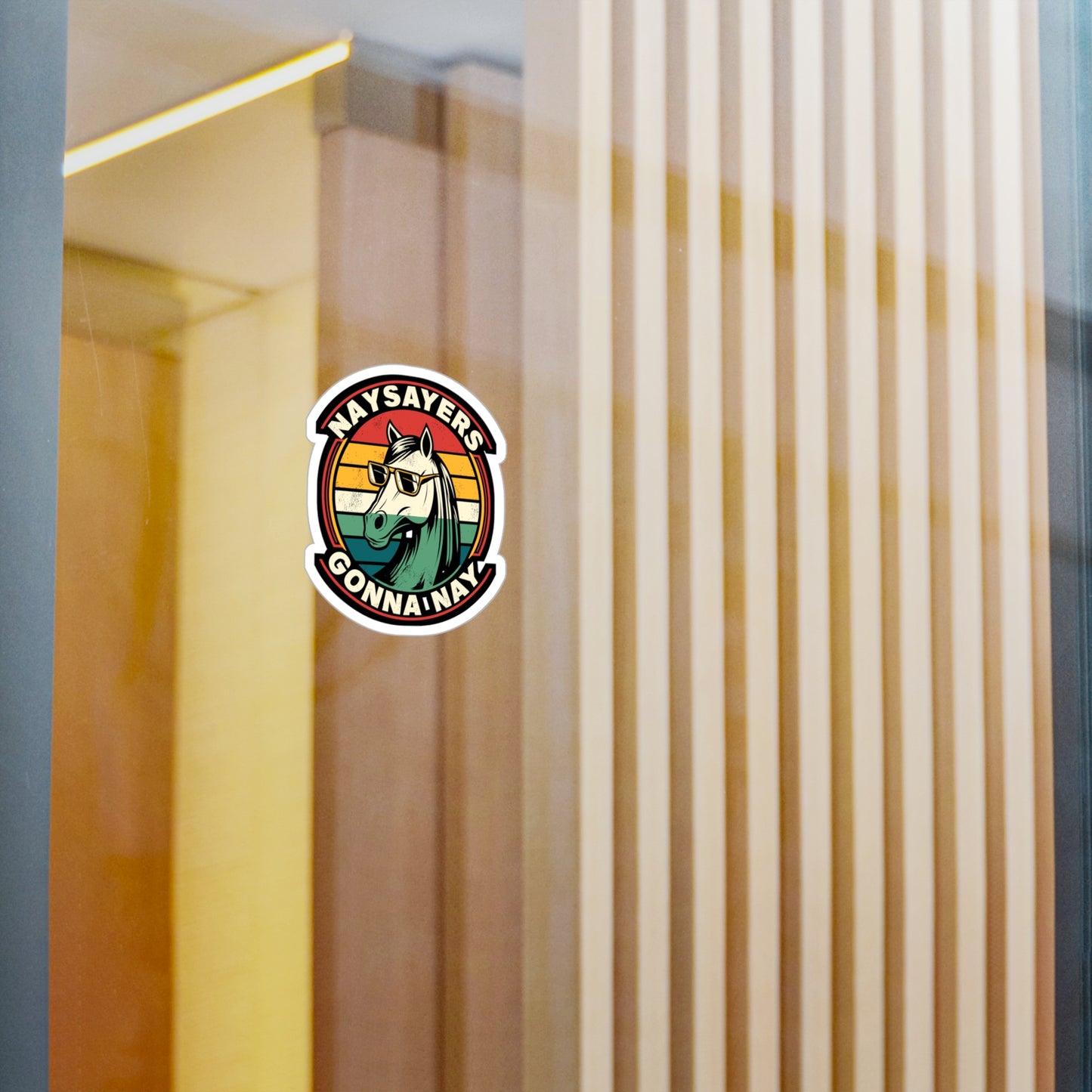 Naysayers Gonna Nay - Horse Sticker for Car Window Laptop Sticker. Water Bottle Sticker, Vinyl Pasture Decal, Neigh Sticker - Horse Gift