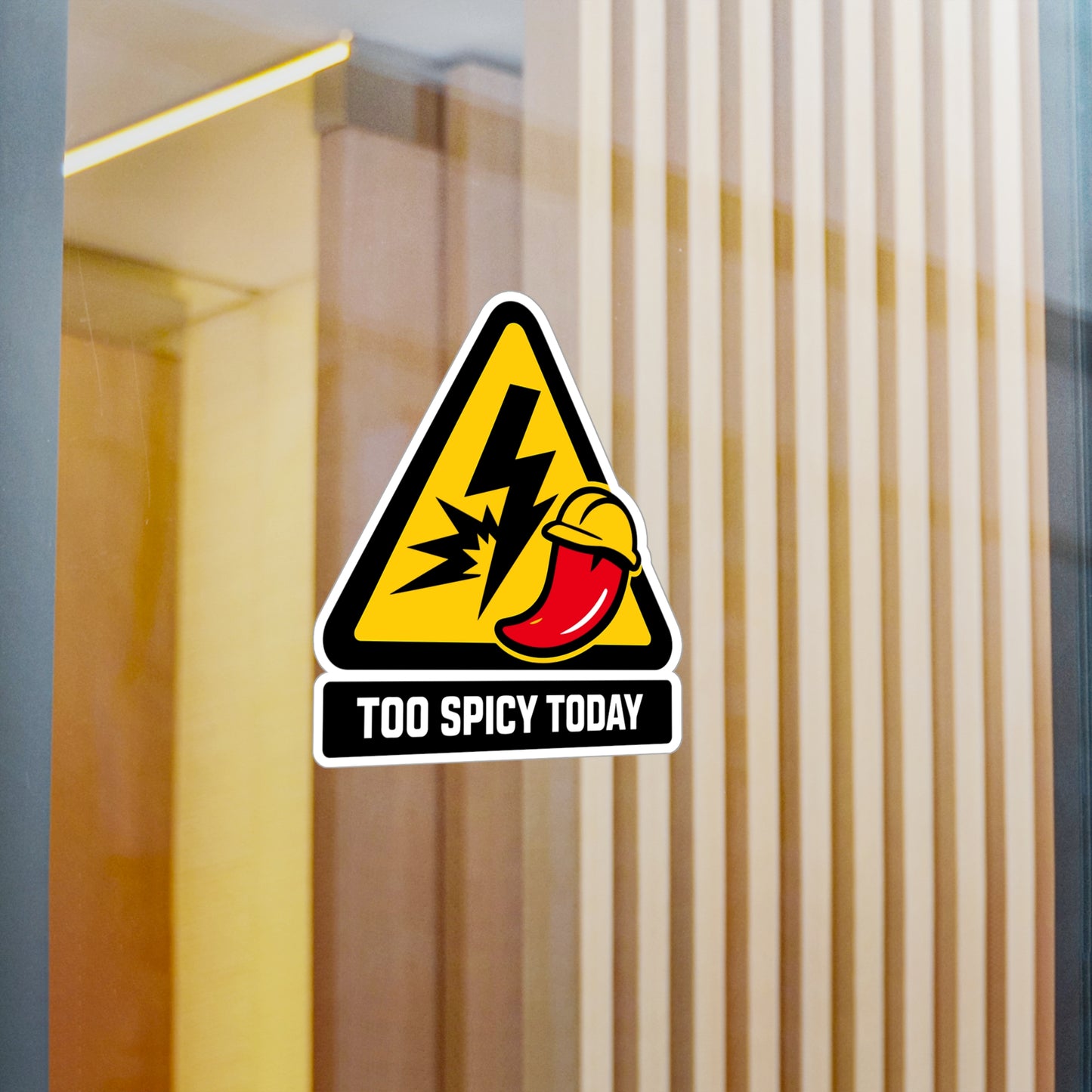 Electrician Sticker Too Spicy Today Funny Cable Wire Stripper Decals Waterproof Vinyl for Laptop Water Bottle