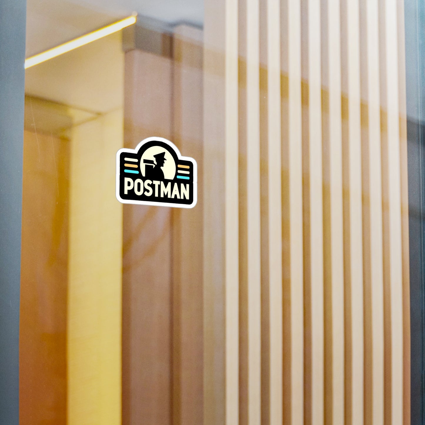 Postman - Postal worker Sticker for Laptop Sticker. Water Bottle Sticker, Vinyl Funny postal worker Decal - Postal worker Gift