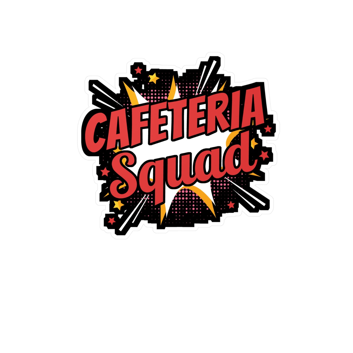 Cafeteria Squad | Lunch lady Sticker | Lunch Decals | School Laptop Sticker | Lunch lady Gift | Lunch Gift