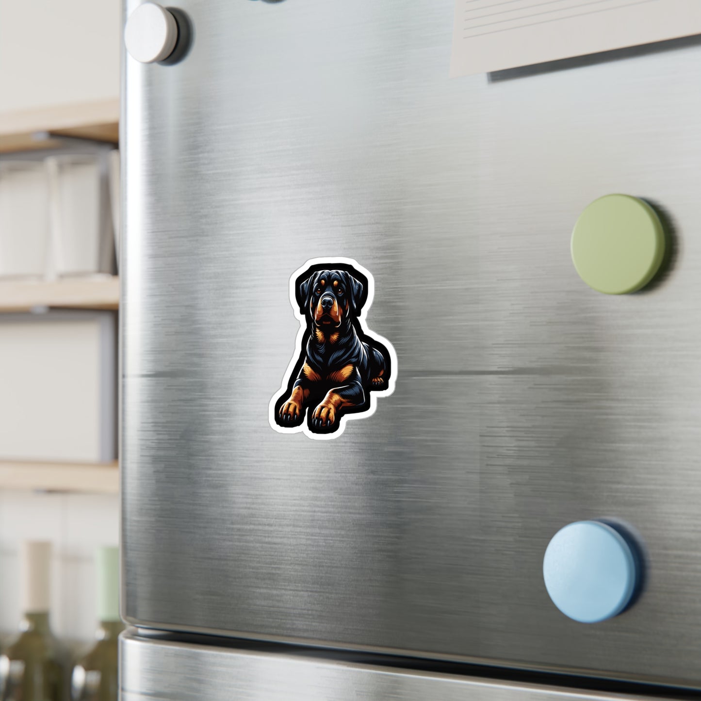 Rottweiler - Rottweiler Sticker for Car Window Laptop Sticker. Water Bottle Sticker, Vinyl Guard Decal, Powerful Sticker - Rottweiler Gift