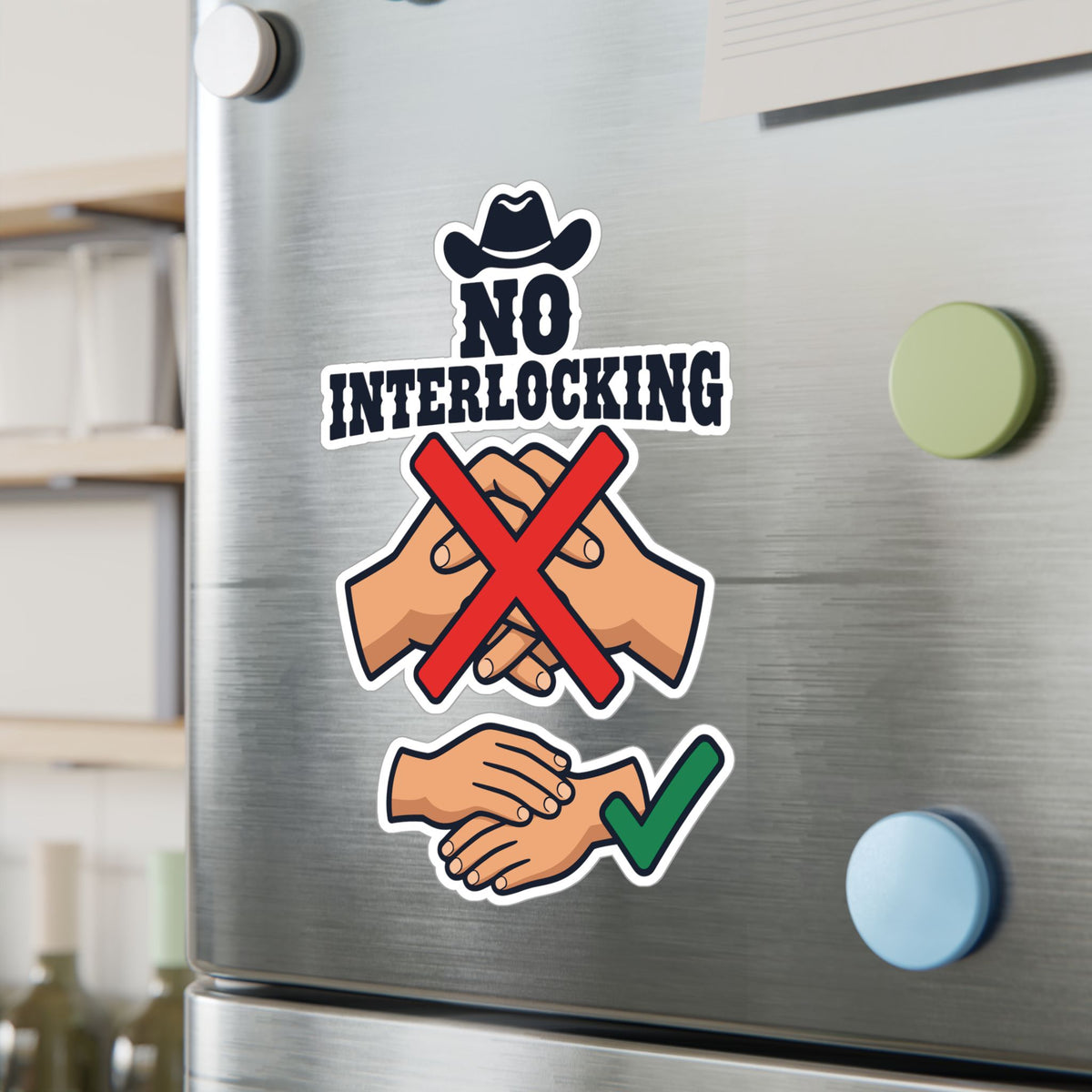 Line Dance Sticker – "No Interlocking" Western Decals for Dancers Who Love Country Life, Laptop & Water Bottle