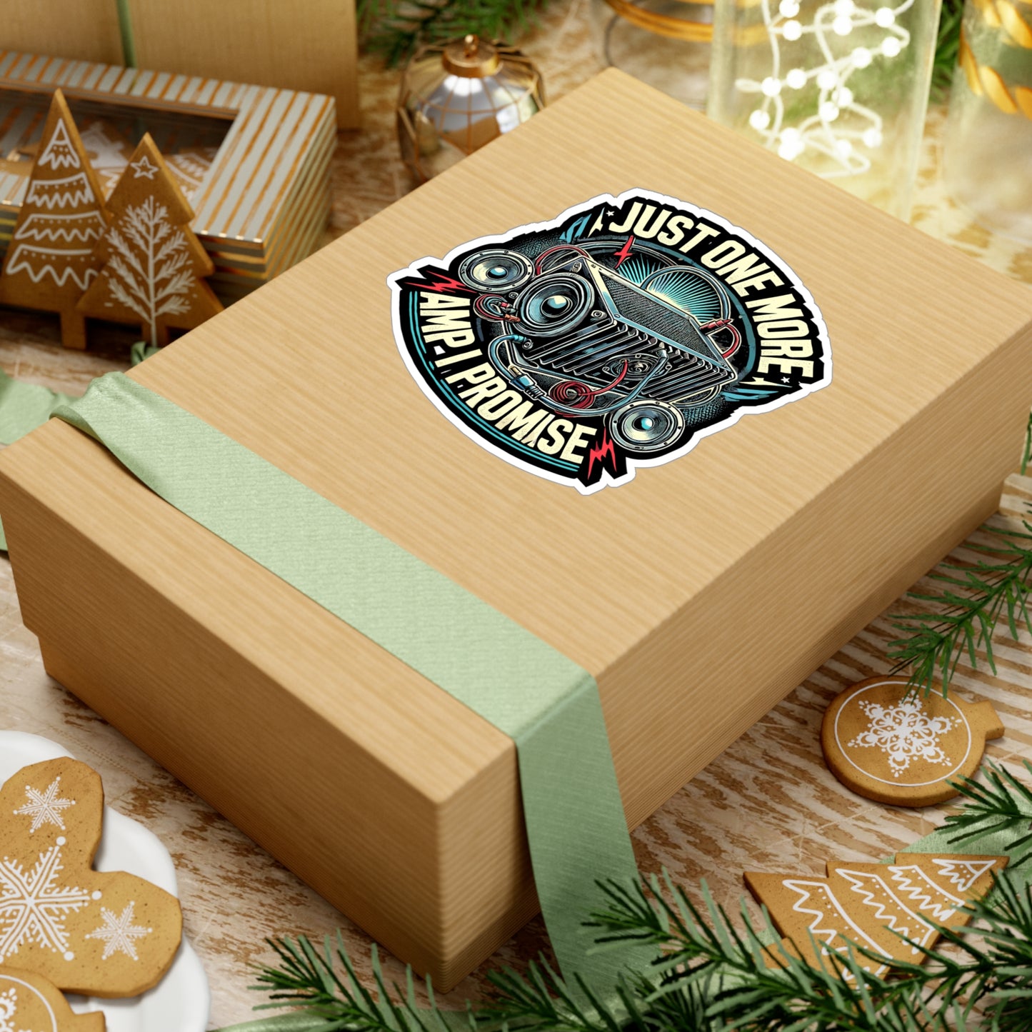 Just One More Amp I Promise - Audio Sticker for Laptop Sticker. Water Bottle Sticker, Vinyl Sound Decal - Audio Gift