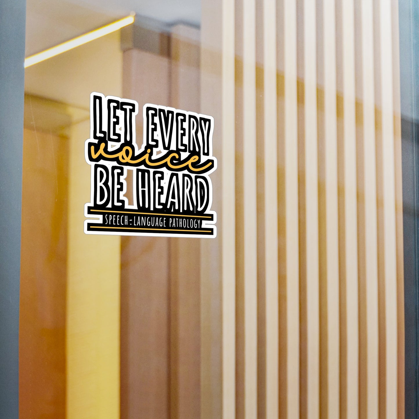 Let Every Voice Be Heard Speech-Language Pathology | Speech-pathology Sticker | Phoneme Decals | Speech-pathology Gift