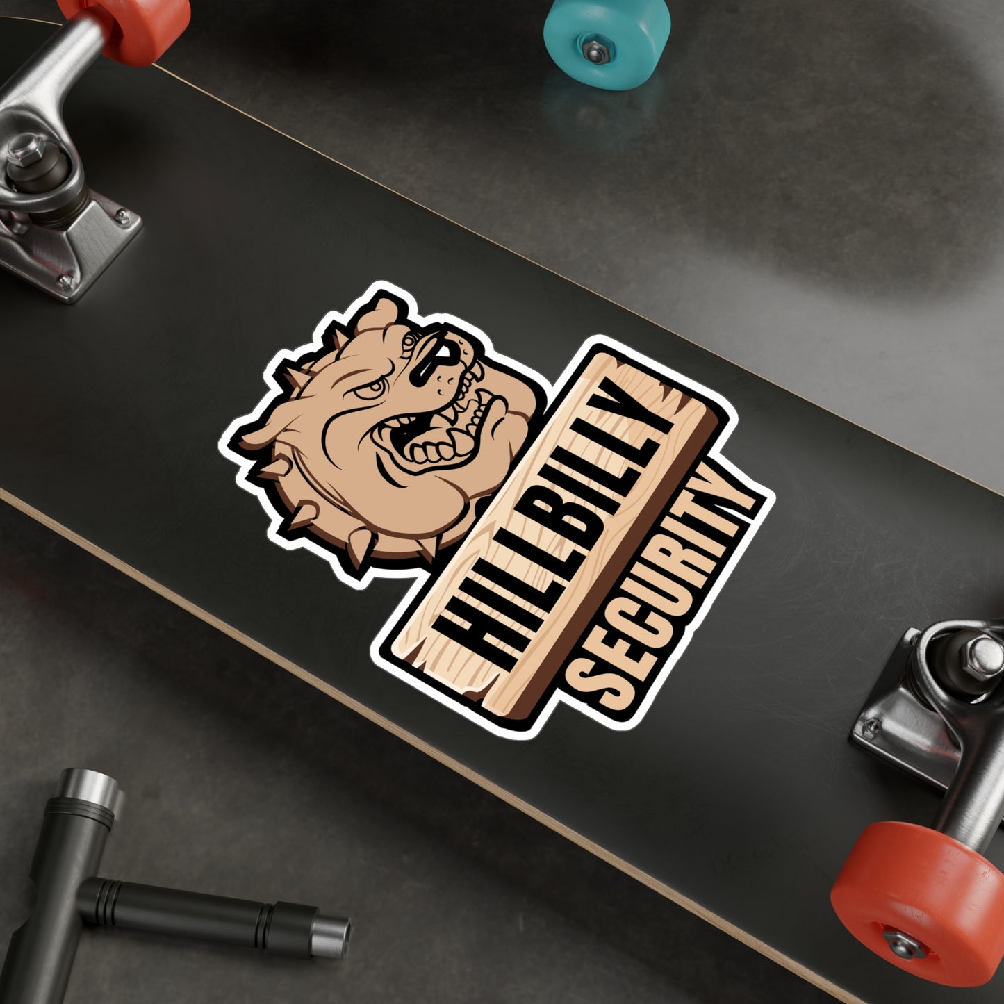 Hillbilly Security - Hillybilly Sticker for Wall, Laptop, Window, Truck, Car Hillybilly Gift Vinyl Redneck Decal Sticker