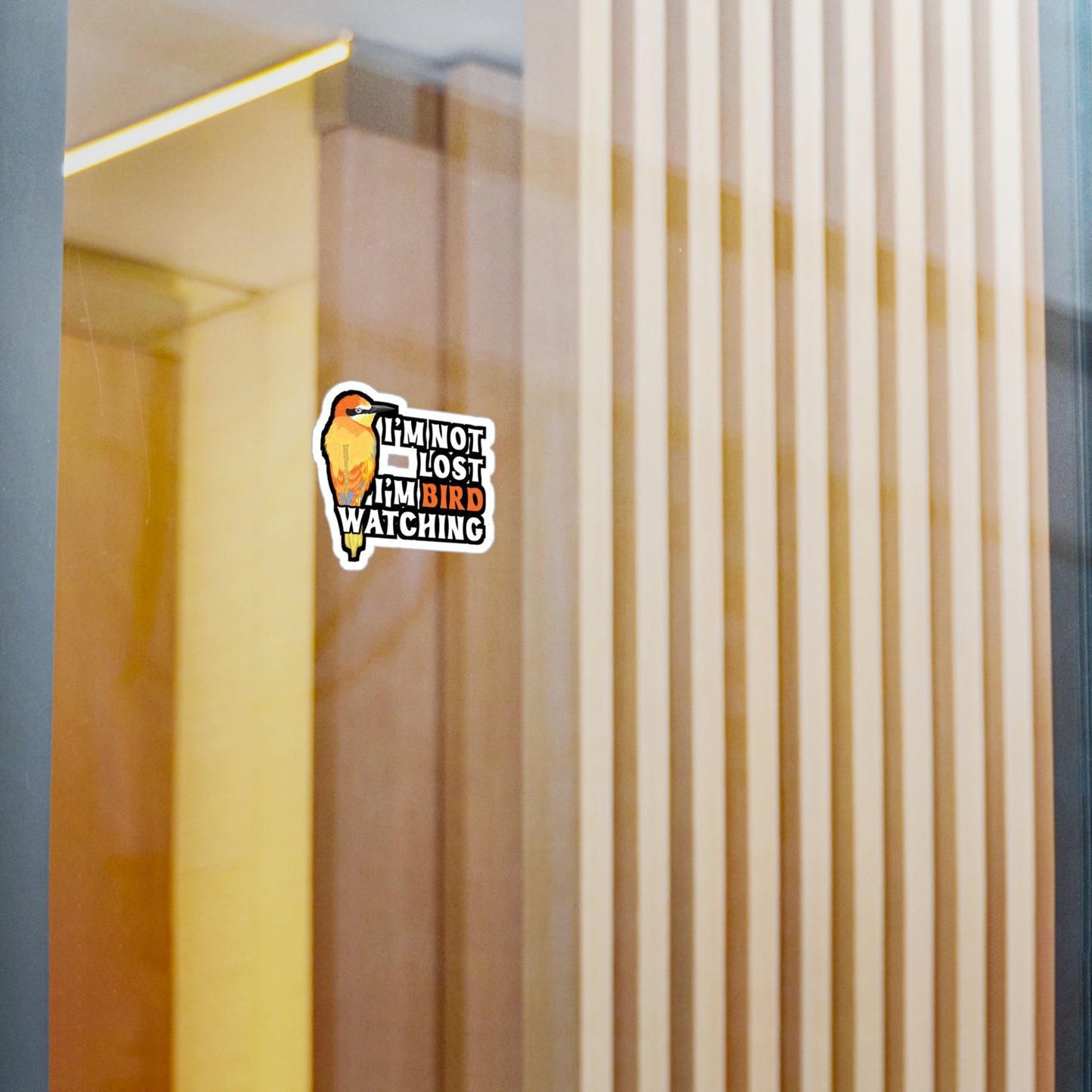 I'm Bird Watching | Birdwatcher Sticker | Binocular Decals | Bird nerd Laptop Sticker | Birdwatcher Gift | Binocular Gift