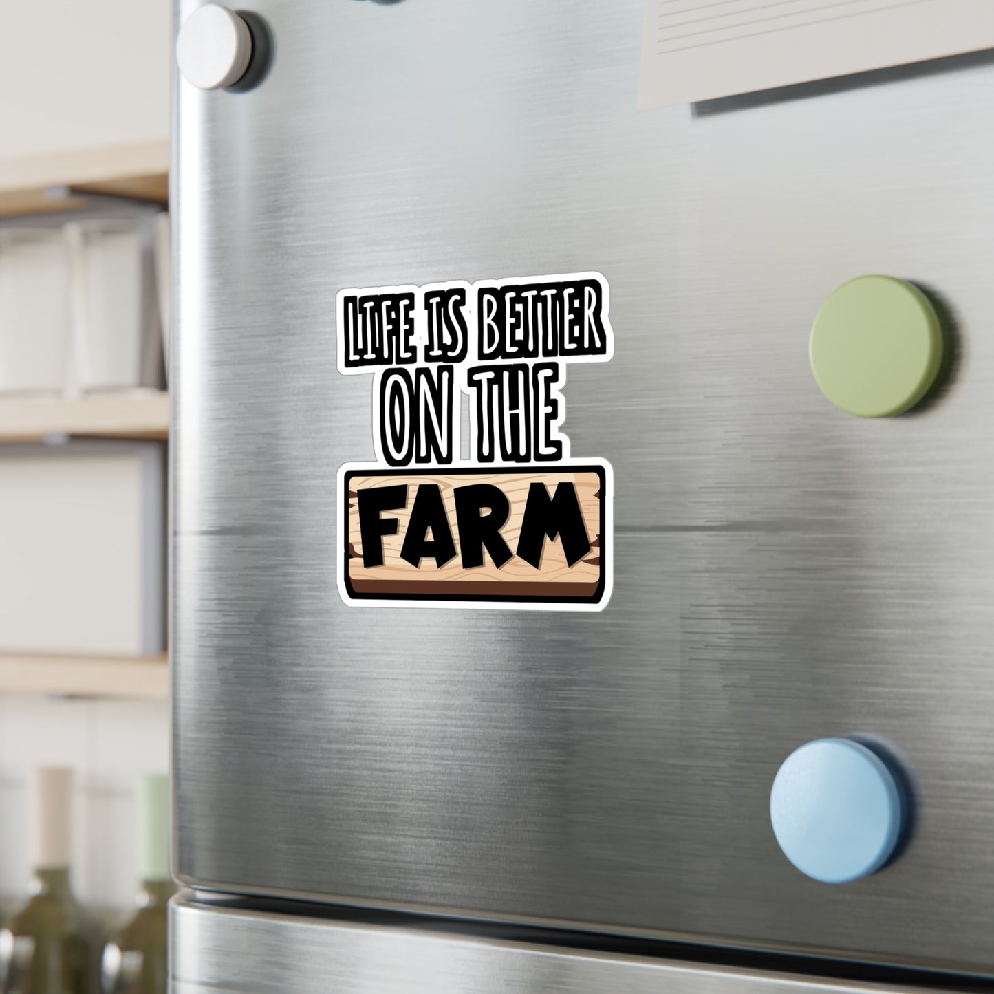 Life Is Better on the Farm | Farmer Sticker | Tractor Decals | Livestock Laptop Sticker | Farmer Gift | Tractor Gift