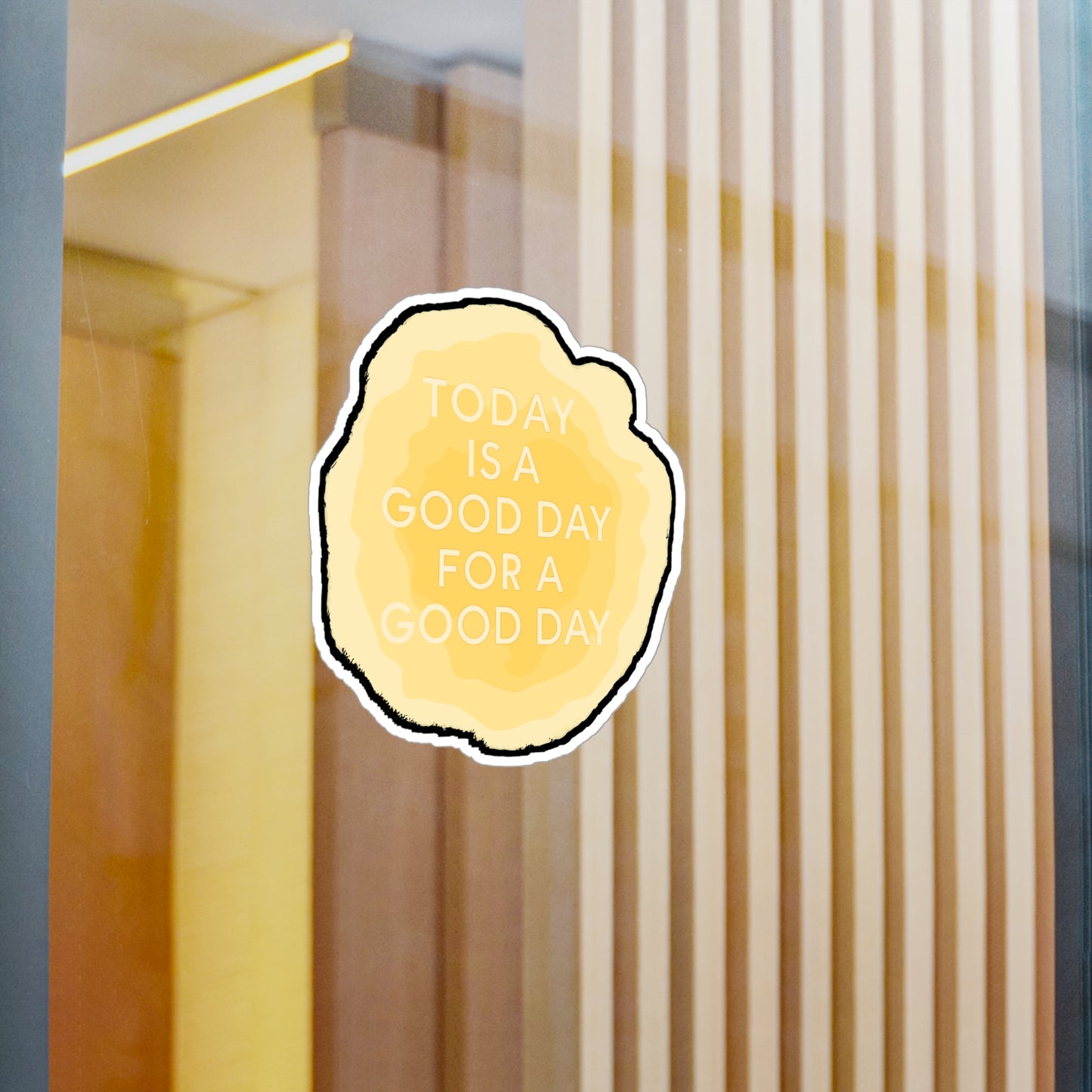 Positivity Sticker – Today Is A Good Day For A Good Day Decals, Vinyl Motivational & Inspirational Optimism for Laptop, Water Bottle, Waterproof