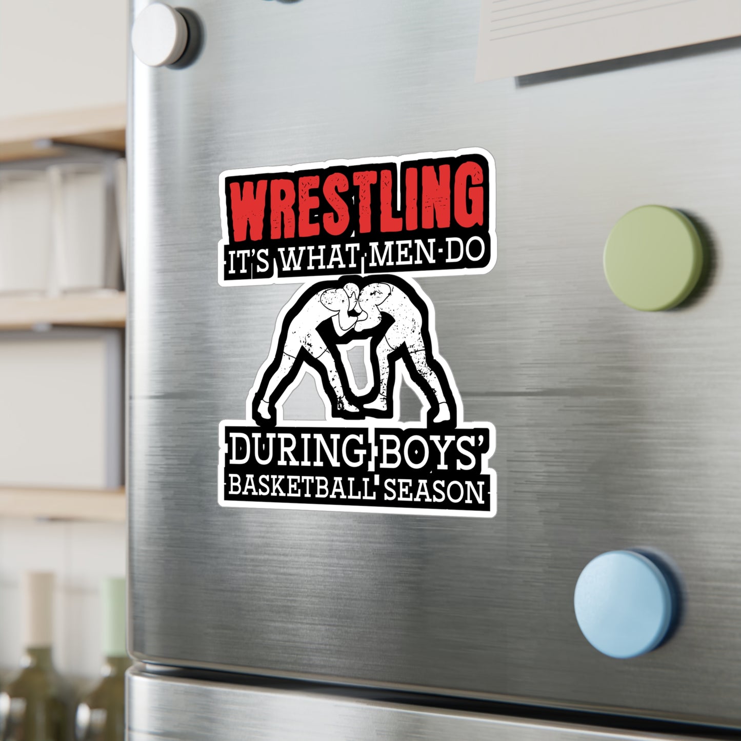 Wrestling - Wrestle Sticker for Wall, Laptop, Window, Truck, Car Wrestle Gift Vinyl Wrestling Decal Sticker