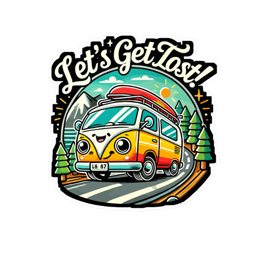 Let’s Get Lost - Adventure Sticker for Laptop Sticker. Water Bottle Sticker, Vinyl Road trip Decal - Adventure Gift