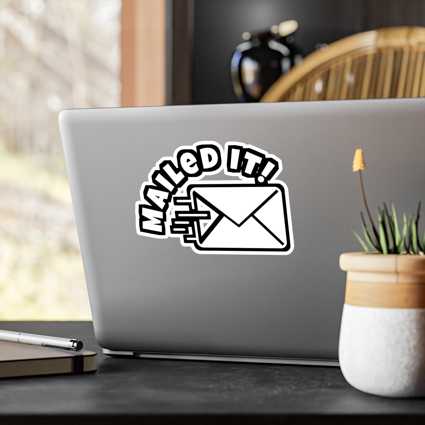 Mailed It | Postal worker Sticker | Funny postal worker Decals | Postman Laptop Sticker | Postal worker Gift | Funny postal worker Gift