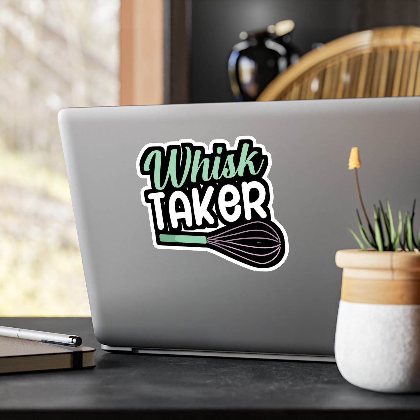 Whisk taker - Baker Sticker for Wall, Laptop, Window, Truck, Car Baker Gift Vinyl Bread lover Decal Sticker