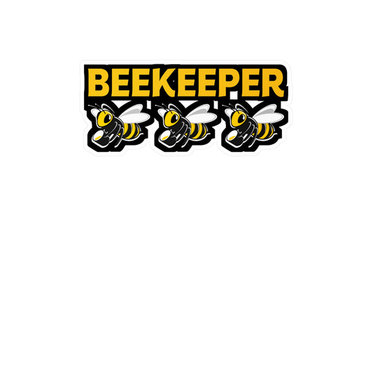 Beekeeper - Beekeeping Sticker for Car Window Laptop Sticker. Water Bottle Sticker, Vinyl Brood Decal, Farmer Sticker - Beekeeping Gift