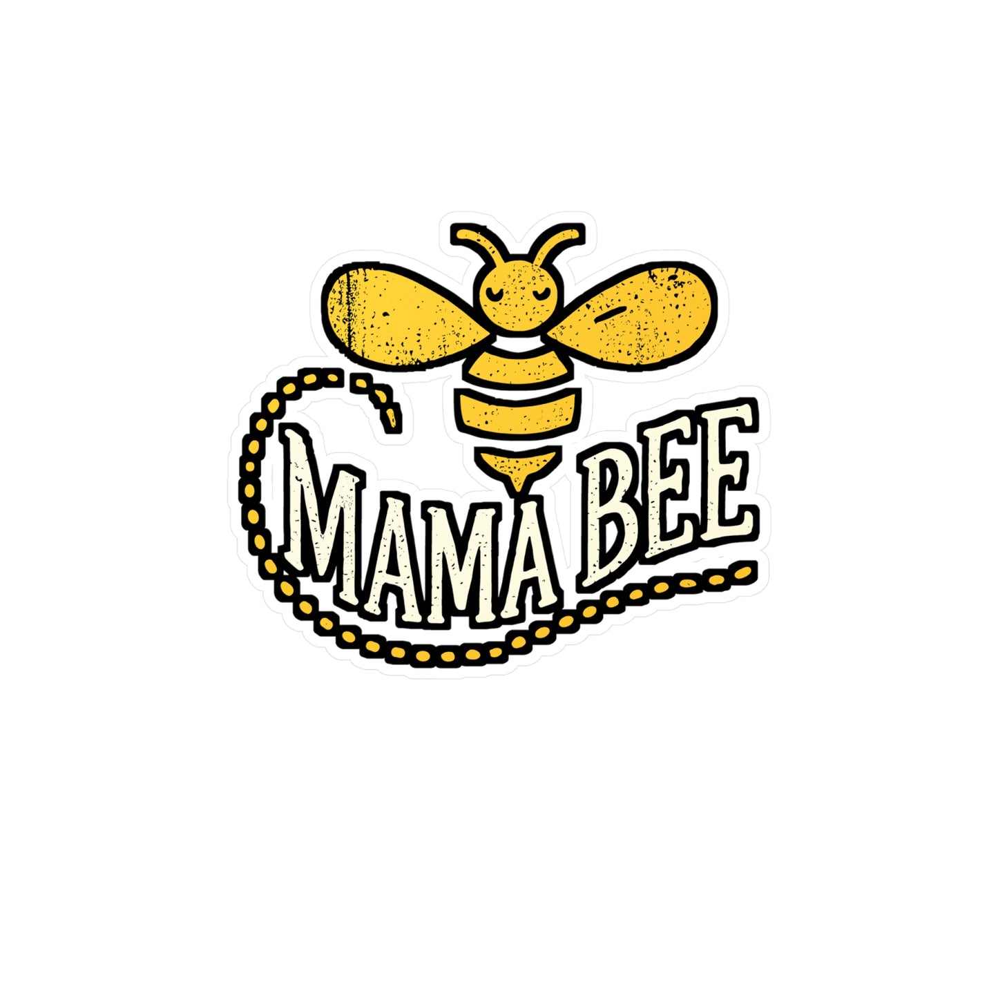 Mama Bee – Beekeeping Sticker for Car, Laptop & Water Bottle | Vinyl Decal for Farmers & Homebrewers | Beekeeping Gift