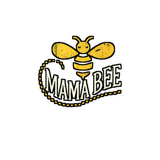 Mama Bee – Beekeeping Sticker for Car, Laptop & Water Bottle | Vinyl Decal for Farmers & Homebrewers | Beekeeping Gift