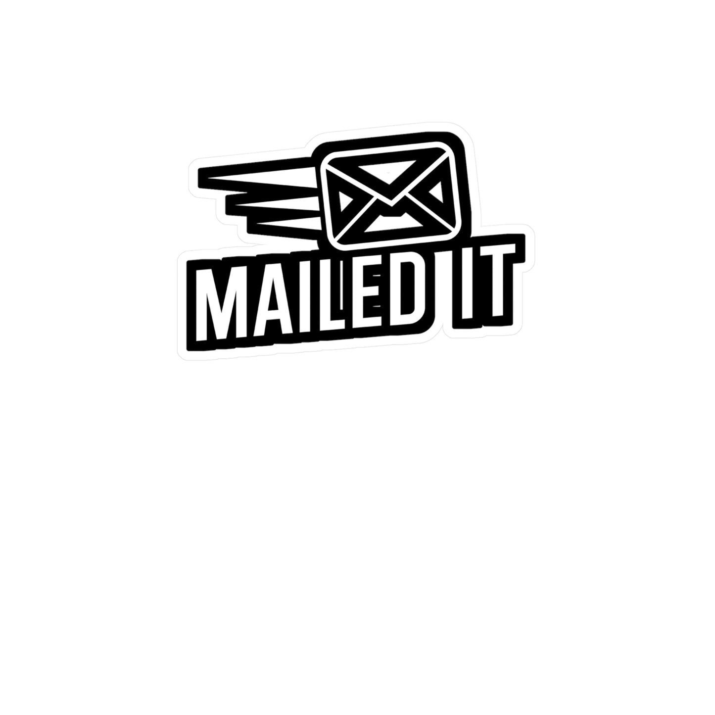 Mailed it - Postal worker Sticker for Wall, Laptop, Window, Truck, Car Postal worker Gift Vinyl Funny postal worker Decal Sticker