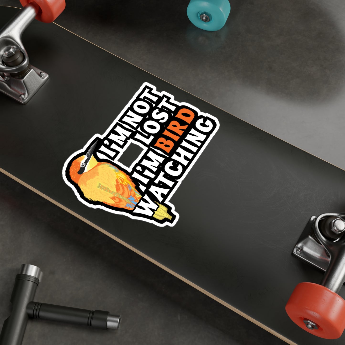 I'm Bird Watching | Birdwatcher Sticker | Binocular Decals | Bird nerd Laptop Sticker | Birdwatcher Gift | Binocular Gift