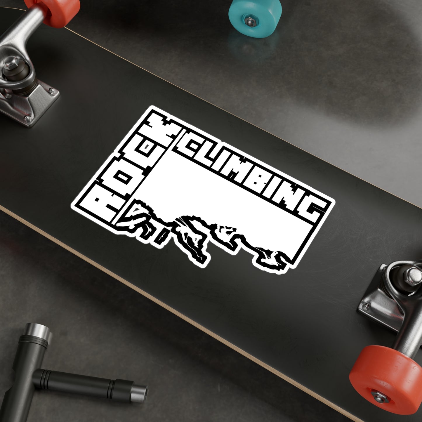 Rock Climbing - Climbing Sticker for Laptop Sticker. Water Bottle Sticker, Vinyl Bouldering Decal - Climbing Gift