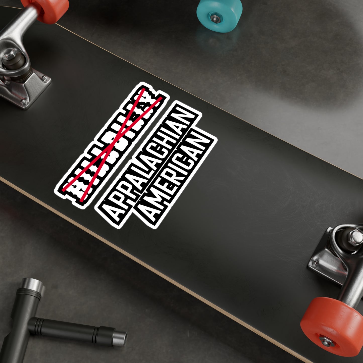 Hillbilly Appalachian American - Hillybilly Sticker for Wall, Laptop, Window, Truck, Car Hillybilly Gift Vinyl Redneck Decal Sticker