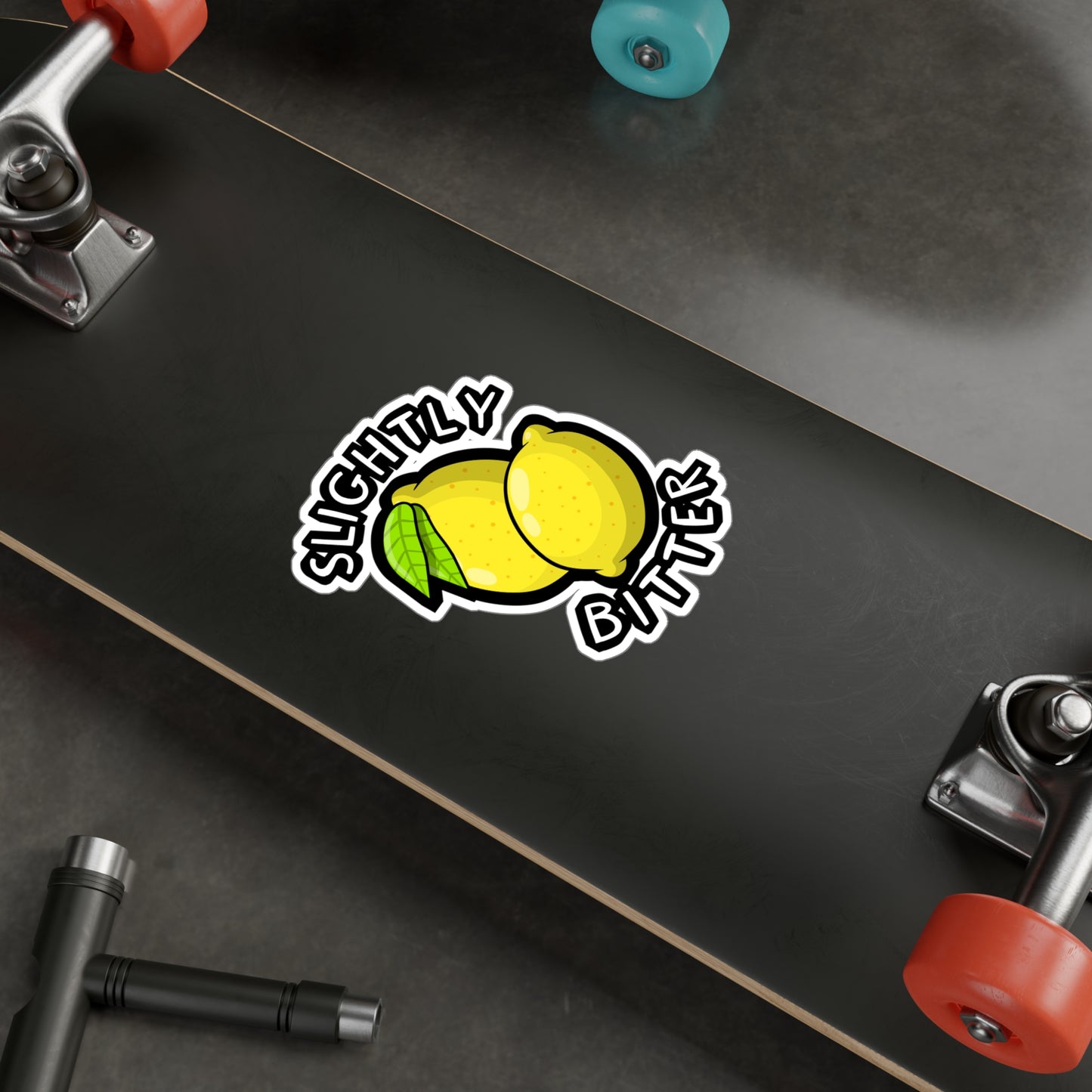 Slightly Bitter | Lemonade Sticker | Lemon Decals | Squeazy Laptop Sticker | Lemonade Gift | Lemon Gift